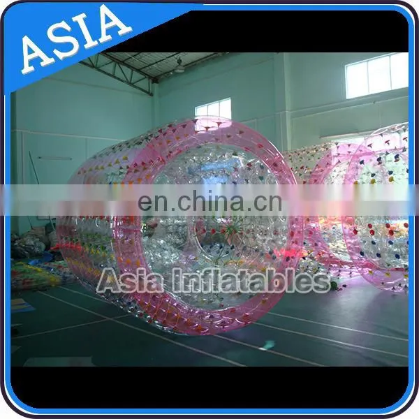 Transparent water drive roller ball for pool play,China wholesale cheap price water roller ball