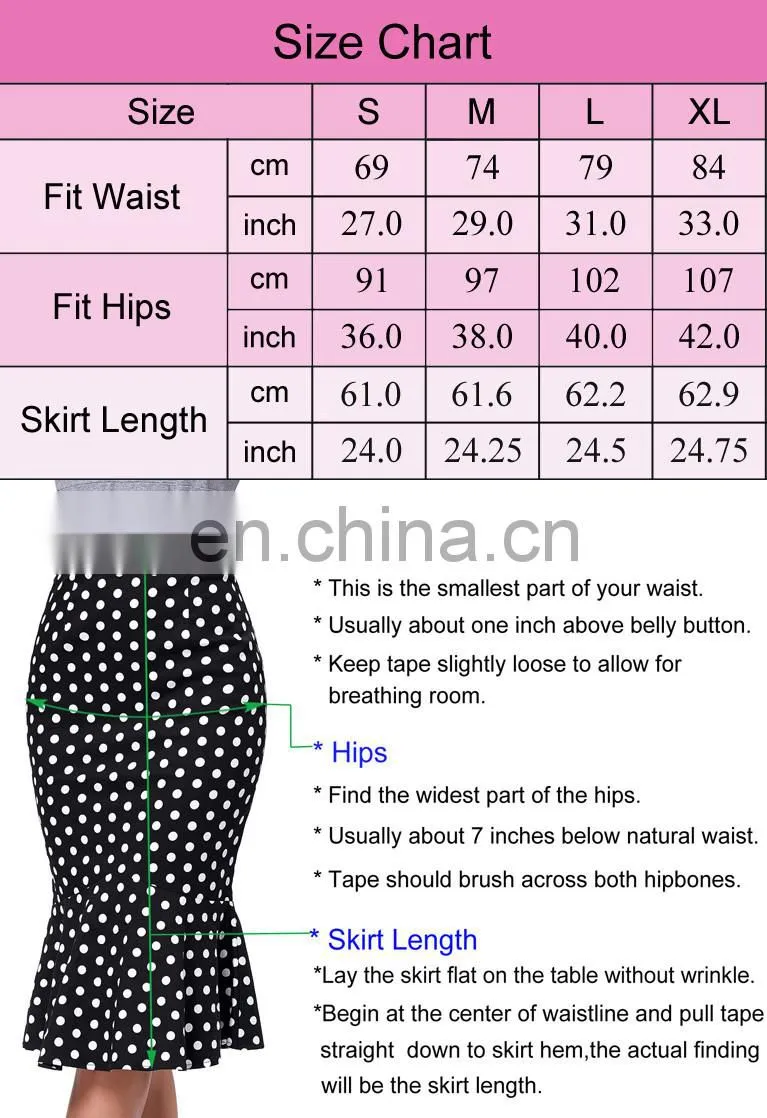 Kate Kasin Occident Women's Black High Stretchy Hips-Wrapped Split Short Pencil Skirt 20" KK000273-1