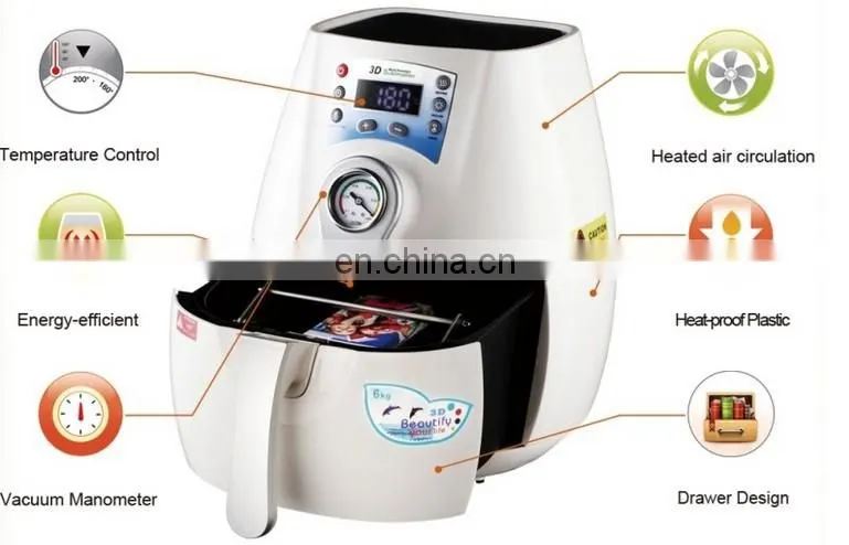 Mini Multifunction 3D Sublimation Heat Press Machine for mug and phone