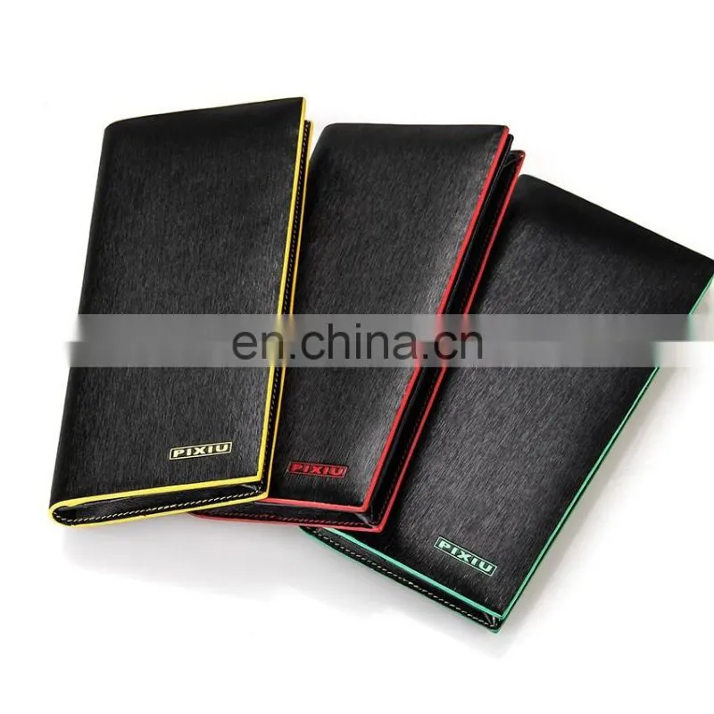 New Promotional Good Quality Human Genuine Leather Wallet Men with Logo