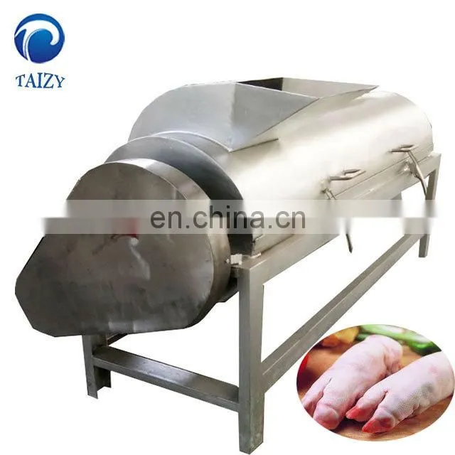 High efficiency animal feet hair removing machine pig trotter