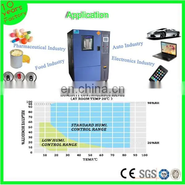 Programmable constant temperature humidity test chamber climate chamber with humidity control