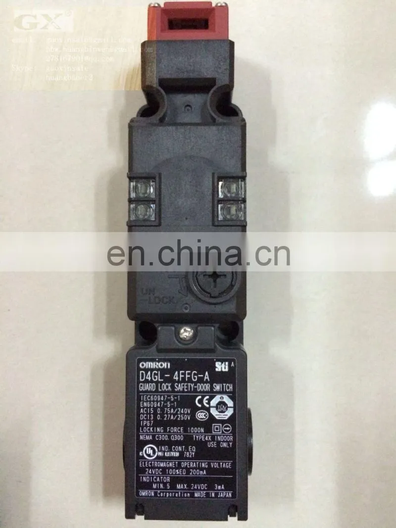 Omron safety door lock switch D4GL-4FFG-A