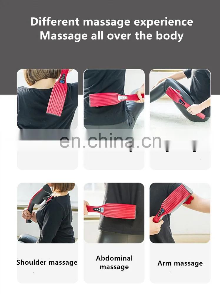Factory price battery and plug-in handheld muscle electric massage hammer korean massage stick