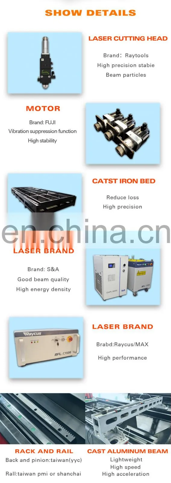 High speed cnc fibre laser cutting machine for metal sheet CNC Fiber Metal Laser Cutting Machine price