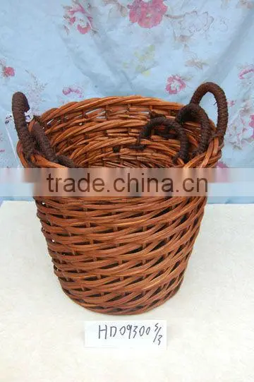 High quality wicker laundry basket and storage basket Easter basket type