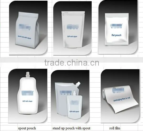 custom printed heat seal food packaging vacuum flat plastic bag