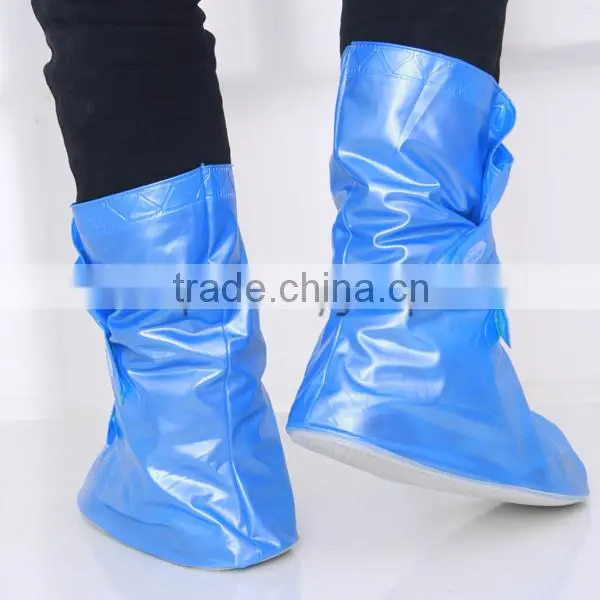 womens pvc short cheap waterproof rain boot/shoe covers