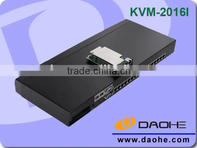 Cat5 KVM Switch with IP-based remote control 8 ports