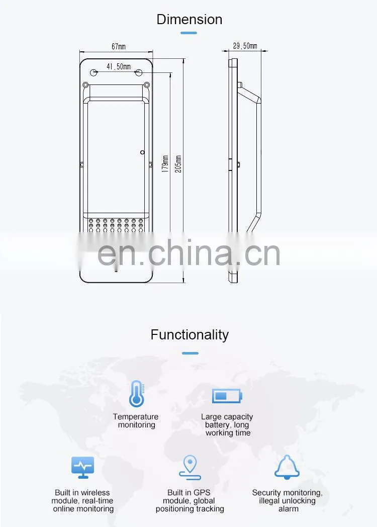 Waterproof asset tracker with 4 years working life for container tracking