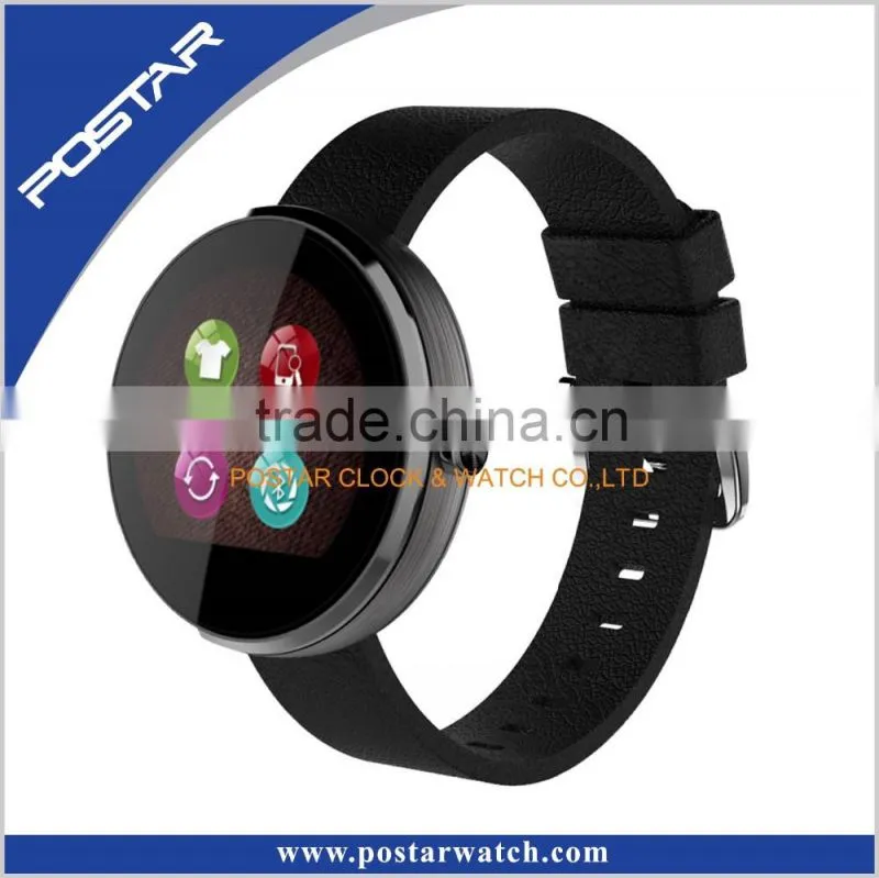 All Color Leather Band Smart Watch
