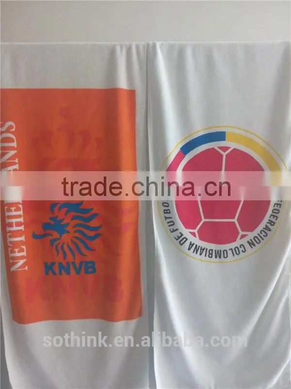 trendy Custom logo cozy light weight super water absorbing microfiber custom sports towel