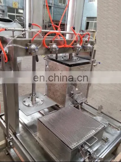 10 heads hot sale pneumatic cheese press
