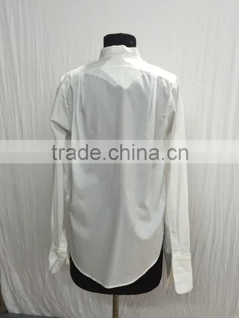Woman cotton white shirt design