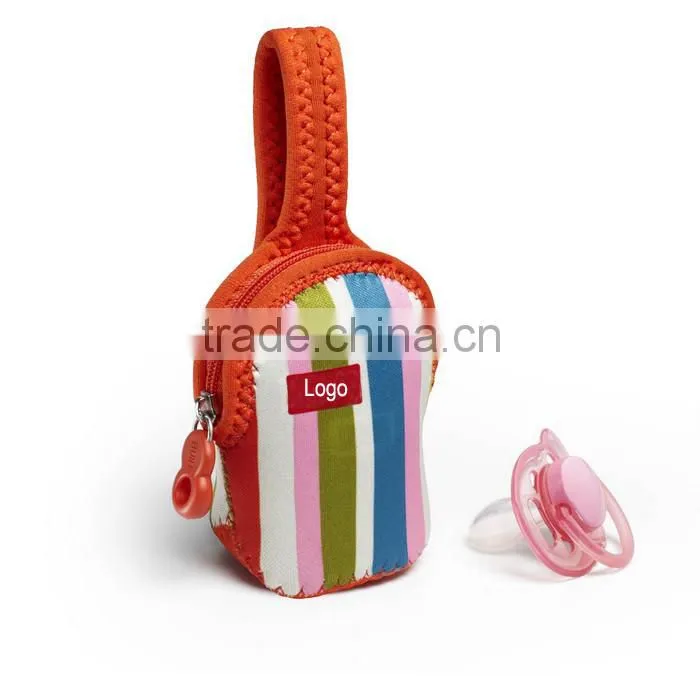 Neoprene fabric bottle case Colorful Neoprene Bag sport bottles and holder baby milk bottle holder