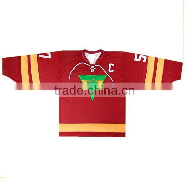 Excellent quality hot sell customize hockey shirt