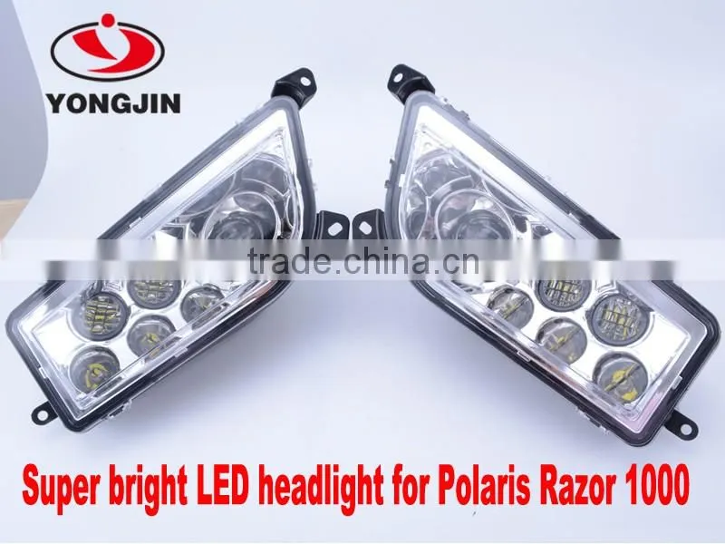 Best price LED Headlight for 2014 Polaries RZR XP 4 1000 EPS ATV UTV parts