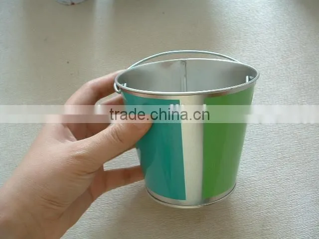 CCBM-T001 2 inch Mini christmas candle filling in bucket, candle box, candle gift box