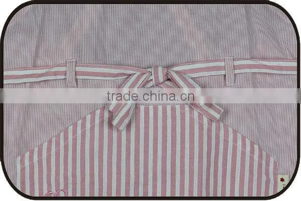 wide stripe cotton fabric flower