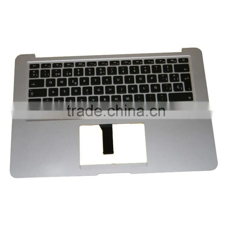 2015 Spanish layout For Apple MacBook Air A1466 Top case with keyboards