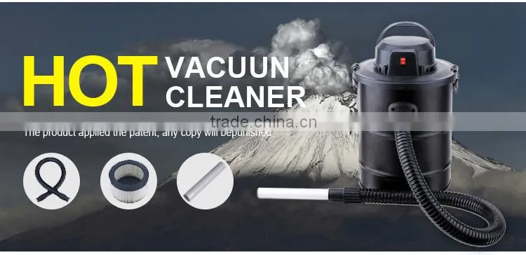 New CE GS ETL fireproof power electric fireplace hot ash collector vacuum cleaner