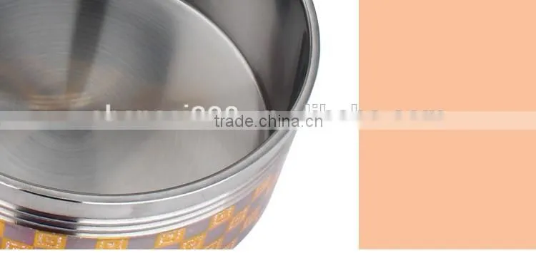 guangdong stainless steel tiffin lunch box/ 4 layers thermal metal food carrier/ hand pot