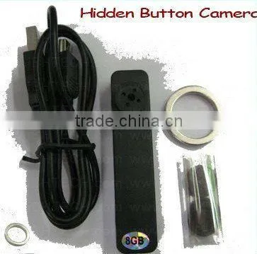 4GB Black Mini Dvr Style Button Camera Factory Hidden Button Camera With Photo Taking