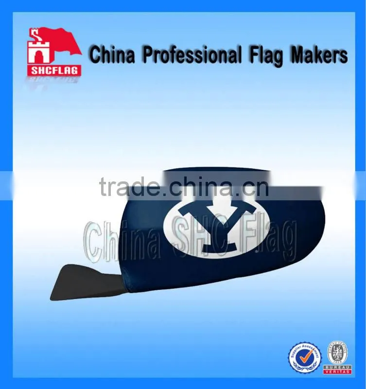 Promotion decorative and fashionable printed car mirror flag