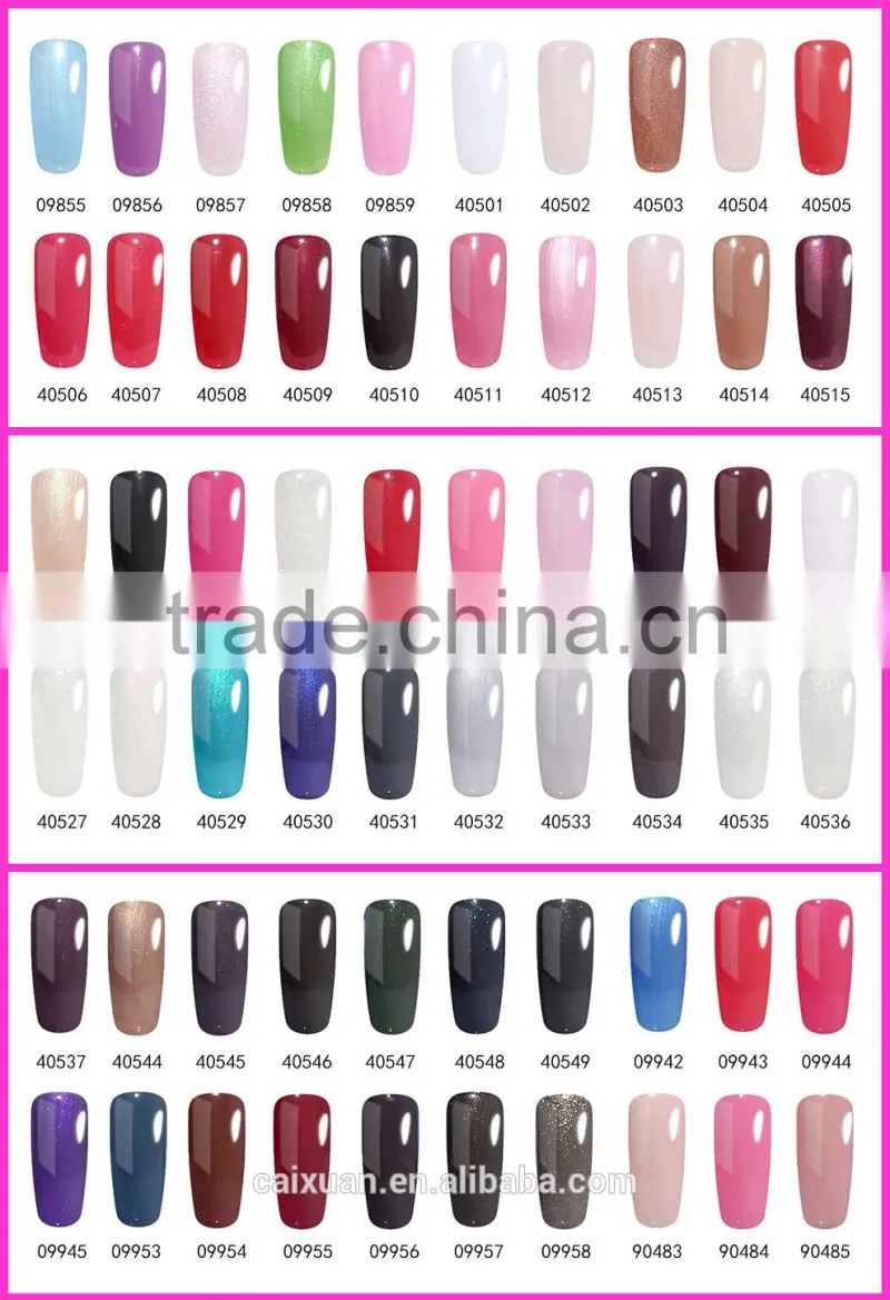 guangzhou easy to sell cristina gel uv polish ,soak off 3 step gel polish,uv gel nail