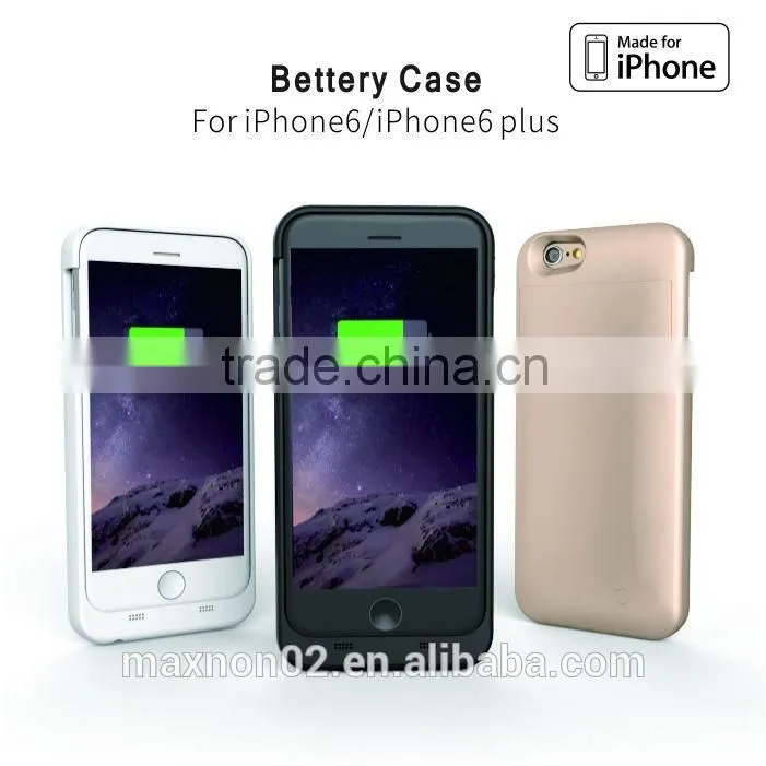 creative design extral protective battery case with MFI for iphone 6