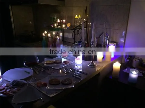 glass candle