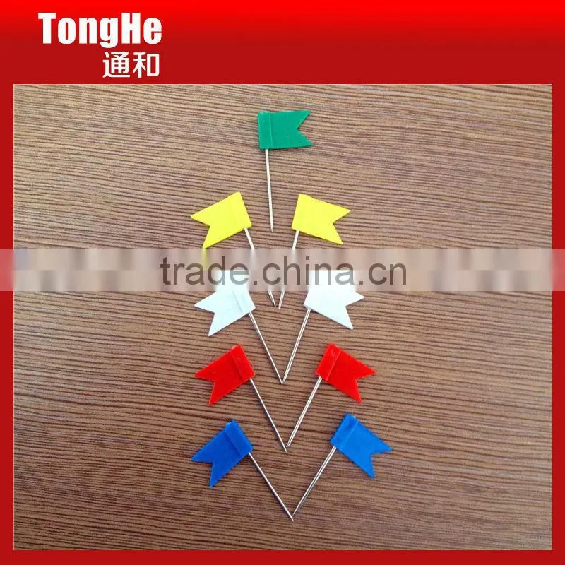 35mm Mixing Coloured Flat Flag Pins
