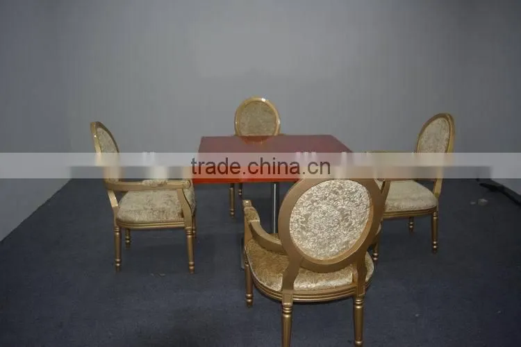 French style velvet dining table set XYN1242