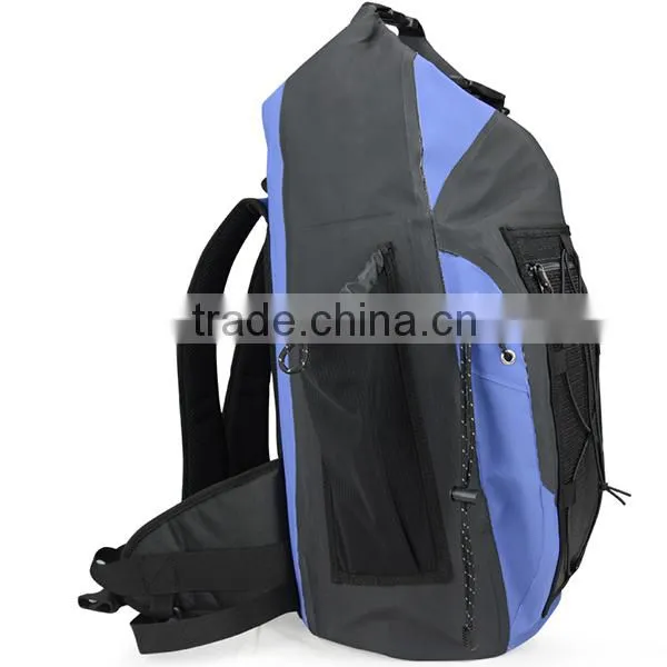 newest fashion waterproof rolling top backpack bag 2016