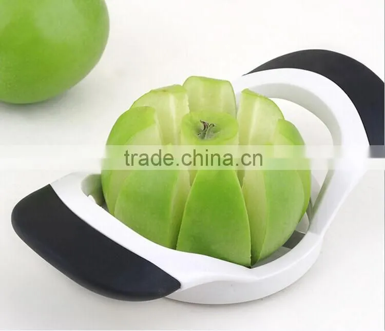 Plastic apple slicer and divider