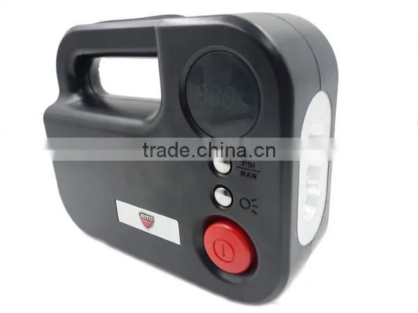 Mini Fast And Easy Inflation Of Car Air Compressor With 3 LED