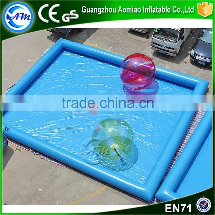 Hot selling in summer blue large inflatable swimming pool for sale