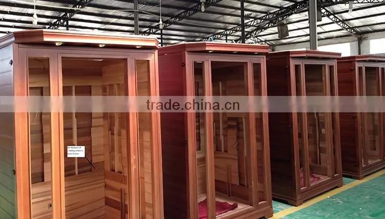 3-4 Person Canadian Hemlock Outdoor Sauna Cabin