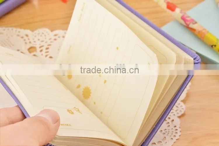 fashional spiral school notebooks leather paper notebook wholesale