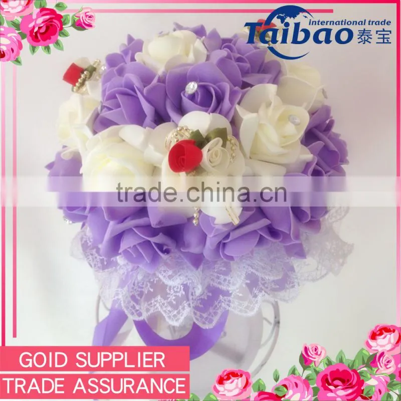 Floral supplies real touch room decoration PU handmade orchid flower arrangement