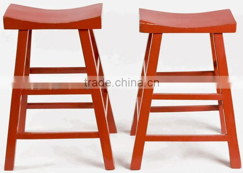 Chinese antique wooden bar stool