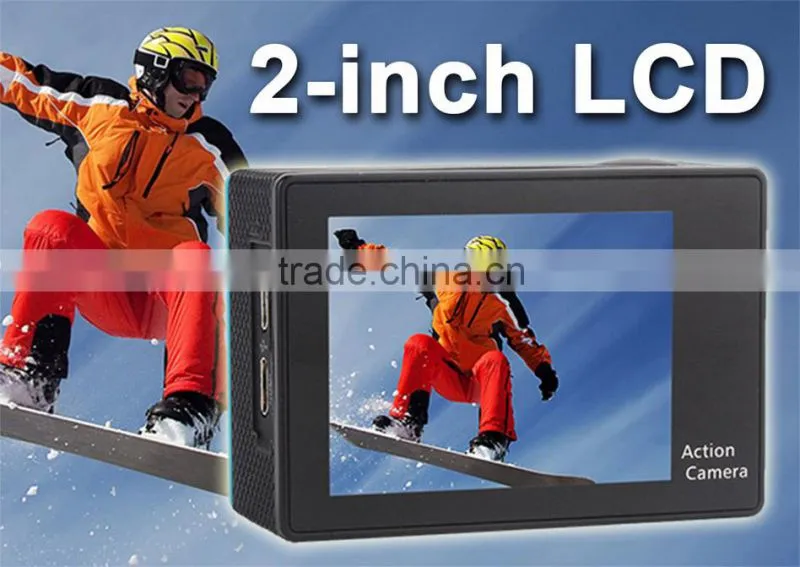 4K camera Ultra HD 30M Waterproof Sports action Camera 170 wide angel Lens 2-inch 4K 25fps/ 2.7K 30fps/ 1080P 60fps action cam