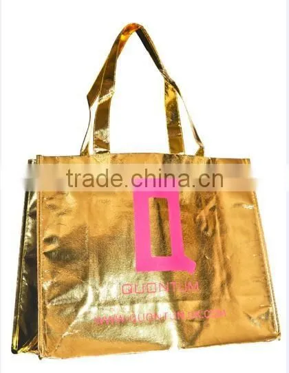 Metallic Laminated Shopper Bag