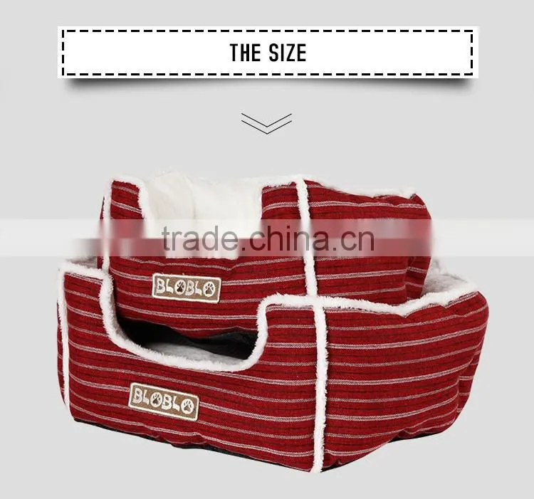 Red soft and warm pet dog bed with high quality and reasonable price