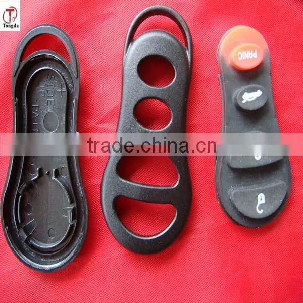 TD high quality3+1 button remote control, key shell factory price for Chrysler