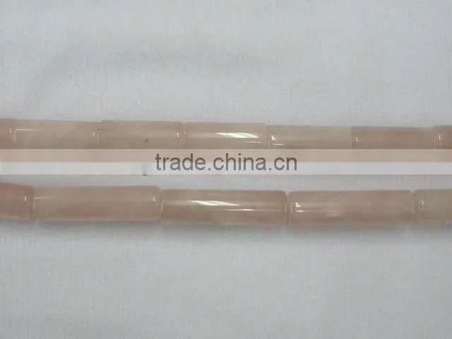rose quartz cylinder shape