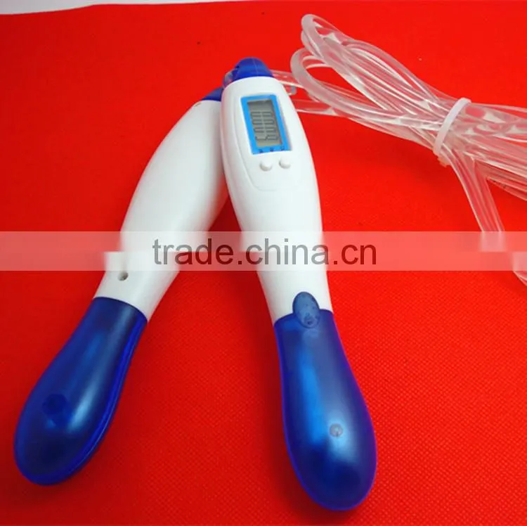 Manufacturer OEM/ODM Smart Sport Fitness PVC Adjustable Digital Step/Distance/ Calorie Rope Skipping Wire Length Counter