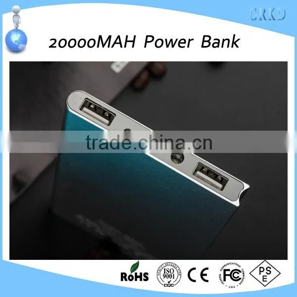Fashionable aluminium alloy 8000mah power bank