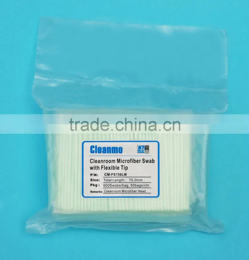 microfiber swab with polypropylene stick ,pp stick