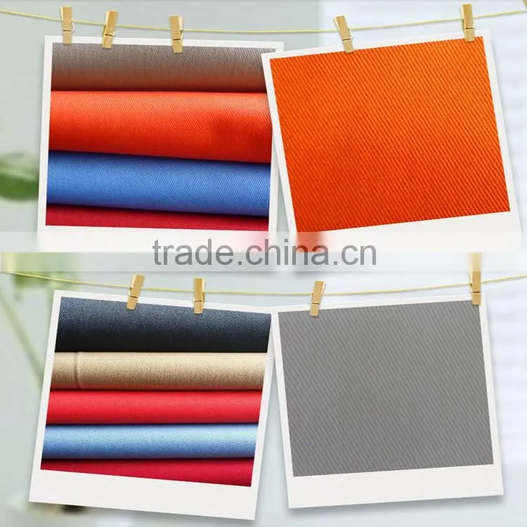 twill 235gsm brushed twill fabric for workwear uniform pants jacket fabric